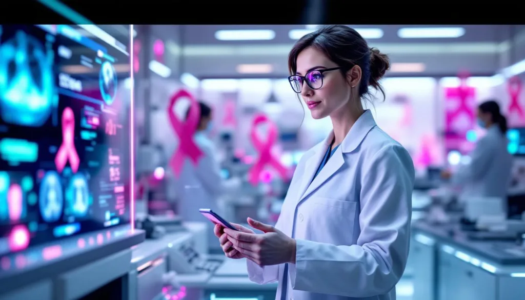 ein arzt erklärt, wie eine innovative ki-technologie tausende von frauen rettet, indem sie frühzeitig krebs erkennt und leben rettet.