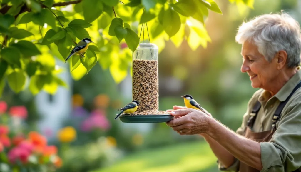 ein vogelliebhaber teilt tipps, wie sie meisen sicher und effektiv in ihren garten locken können, um die natur hautnah zu erleben.