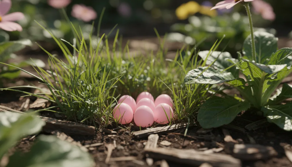 entdecken sie, wie kleine rosa eier im garten plötzlich zur gefahr wurden – eine spannende und unerwartete geschichte.