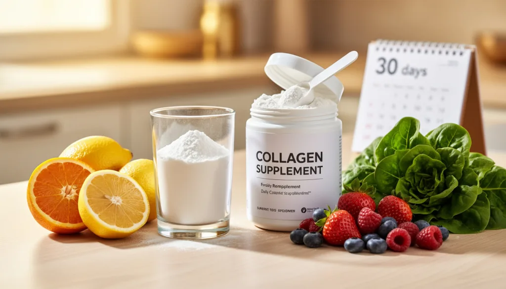 erfahren sie, was in 30 tagen passiert, wenn sie kollagenpräparate einnehmen – die wirklichen effekte und mythen rund um die anwendung.