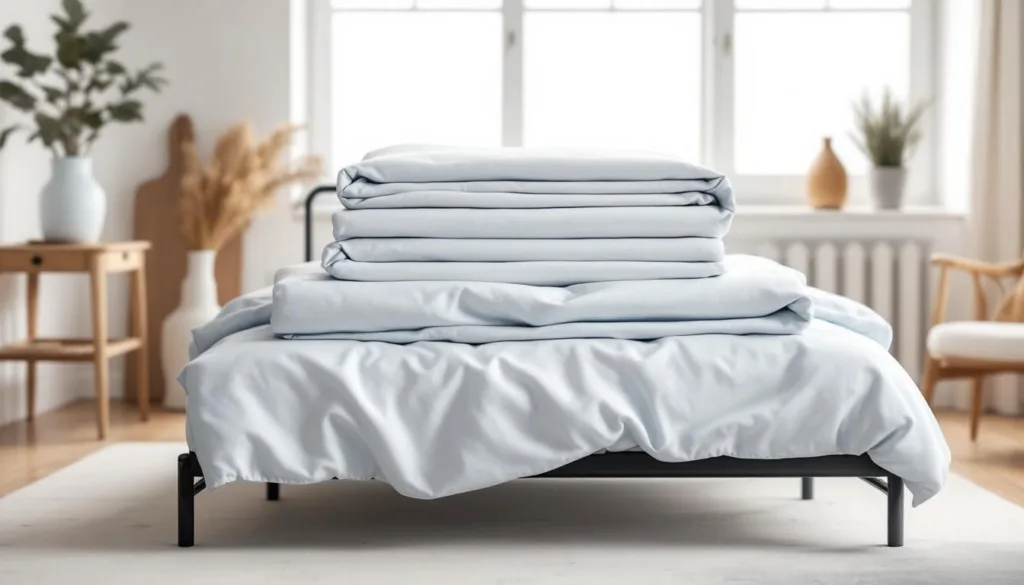 entdecken sie den praktischen trick, mit dem sie bettwäsche falten können – ganz ohne bügeln für ein perfekt gepflegtes bett.