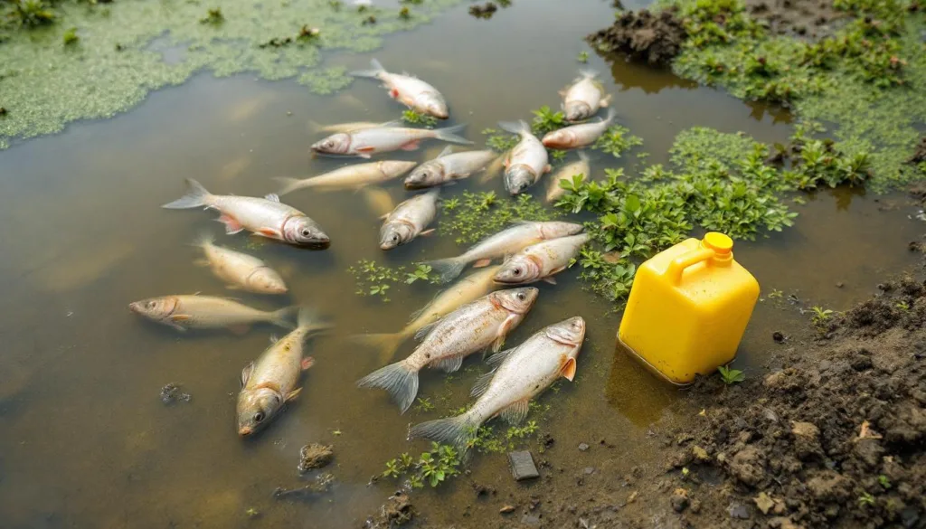 entdecken sie, wie ein alltägliches pestizid, das kein düngemittel ist, die lebensdauer von fischen erheblich verkürzt und die aquakultur gefährdet.