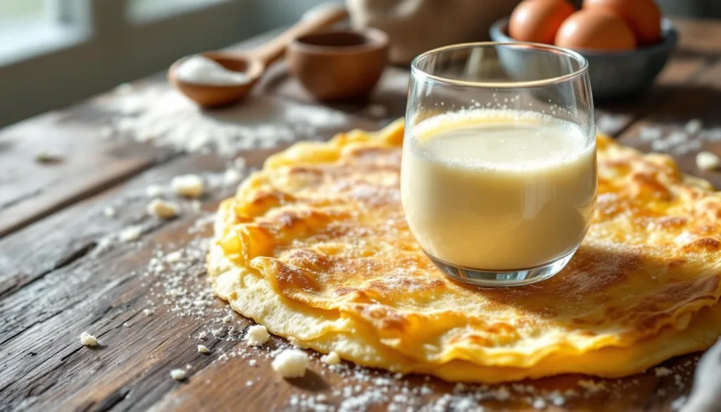 entdecken sie das einfache geheimnis für den perfekten crêpesteig: kein messbecher nötig, nur ein glas! schnell, praktisch und gelingsicher.