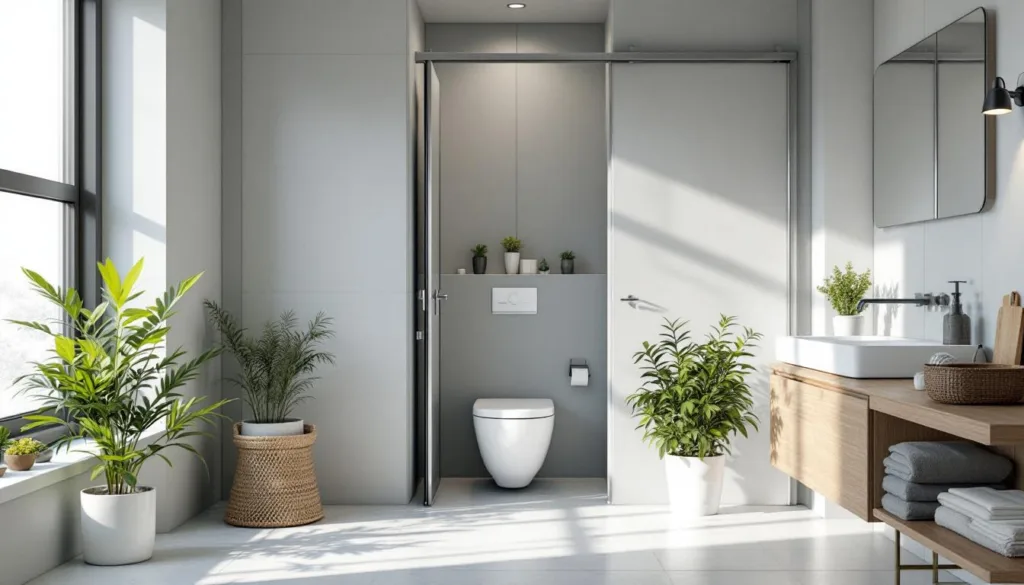 entdecken sie den lidl-trick für kleine bäder: mit dieser platzsparenden tür nutzen sie ihren raum optimal und schaffen mehr komfort in ihrem mini-bad.