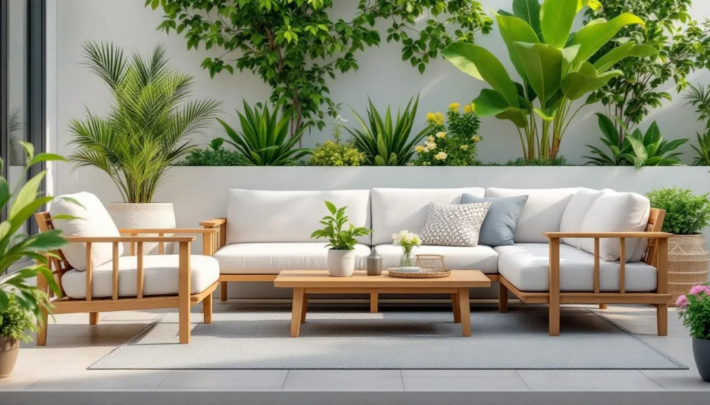 entdecken sie das umweltfreundliche outdoor-sofa-set von lidl, das ohne plastik auskommt und ihre terrasse stilvoll verschönert.