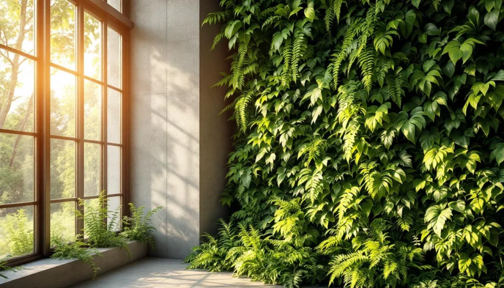 entdecke, wie grüne wände mit pflanzen deinen energieverbrauch um bis zu 30% reduzieren können – nachhaltig, effizient und schön zugleich.
