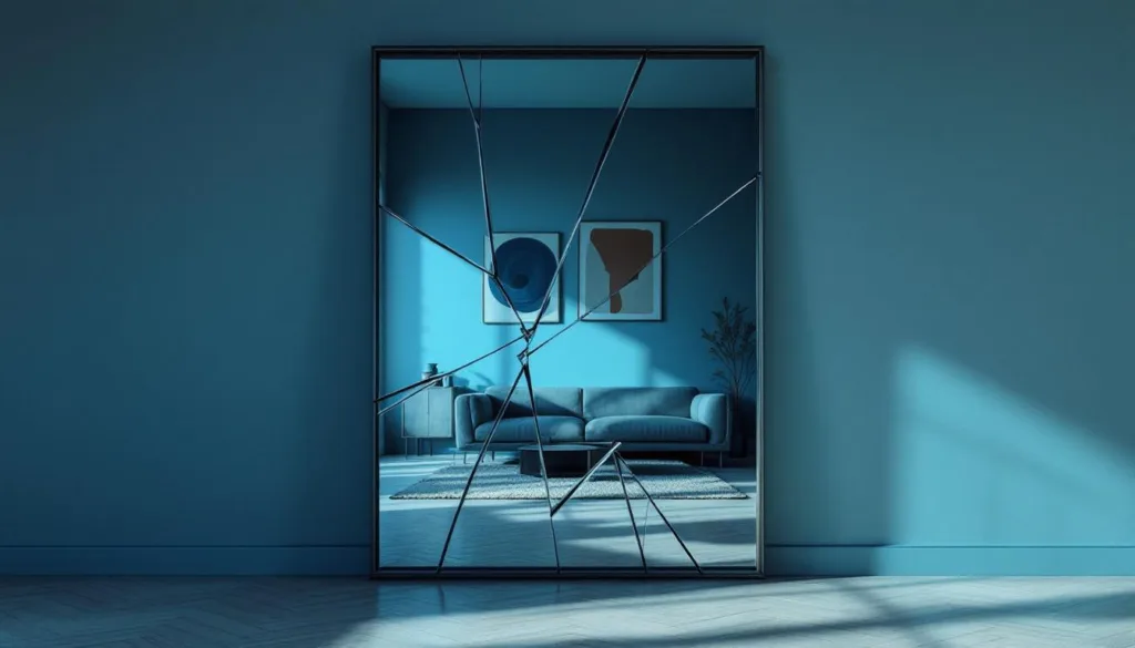 entdecke, warum der spiegel manchmal dein größter feind sein kann und wie du negativen gedanken entkommst.