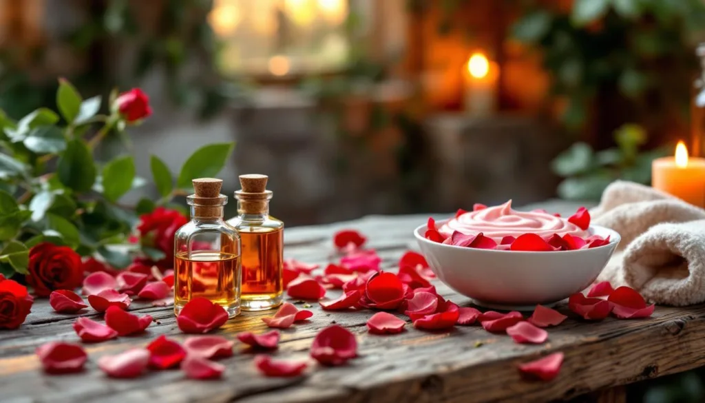 entdecke, wie ein rosenritual aus dem mittelalter deine haut zum strahlen bringt und natürliche schönheit fördert.